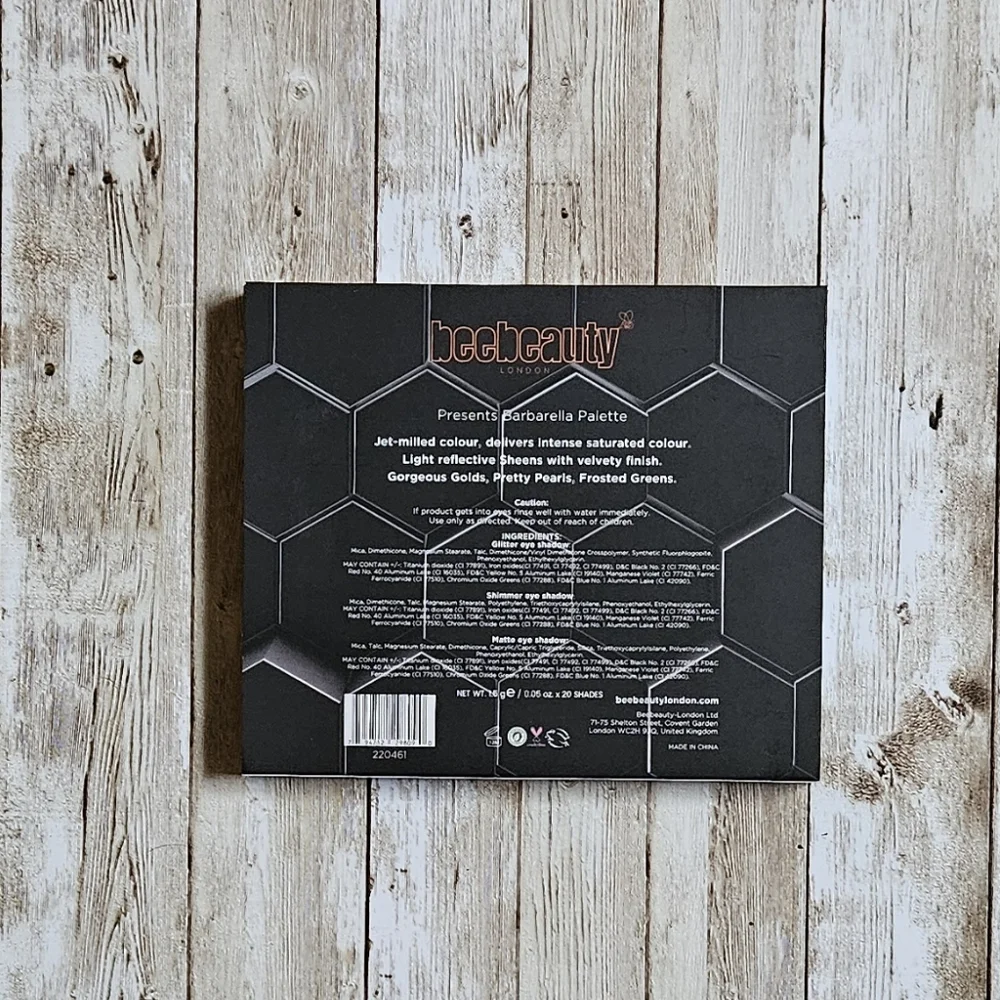 NIB BeeBeauty Barbarella Eyeshadow Palette